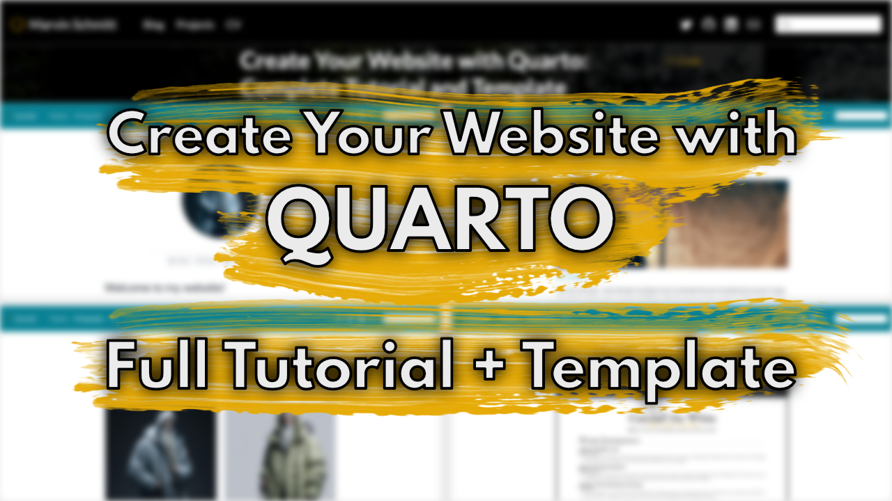 Create Your Website with Quarto: Complete Tutorial and Template